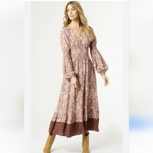 Coco and Carmen Kyla Ling sleeve dress L/Xl